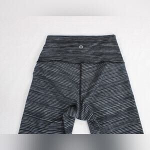 Lululemon Full Length Womens‎ 4 Black Gray Leggings